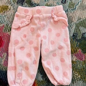 Pink Polka Dot Baby Pants